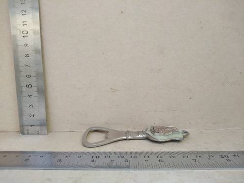 Vintage! Bellville CP -  Intricate Silver - Mother Of Pearl - Bottle Opener