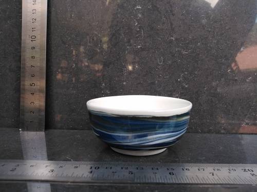 Vintage Hebridean Studio Pottery - Fear On Eich - Isle of Lewis - Marble Effect - Small Bowl