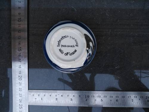 Vintage Hebridean Studio Pottery - Fear On Eich - Isle of Lewis - Marble Effect - Small Bowl