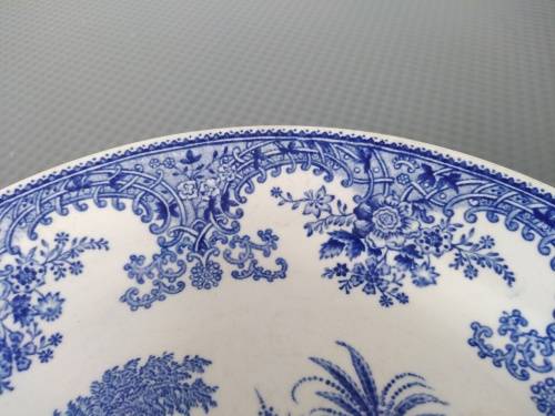 Vintage! Finlandia - Arabia Soumi - Blue Landscape Scene - Decorative Plate