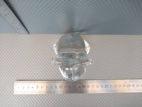 Vintage Ronneby Konstglas Sweden Art Glass Frog Paperweight