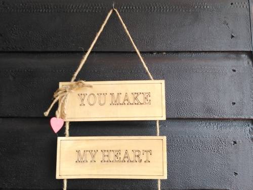 Wooden Wall Hanging - 3 Tier