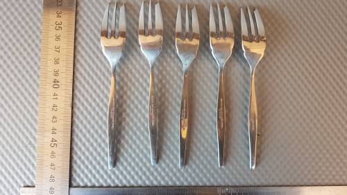 EETRITE - Slimline - Set of 5 Dessert Forks