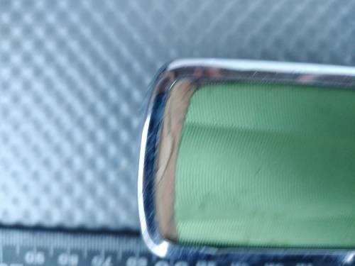 Vintage! Engine Turned Guilloche Enamel Clothes Brush.