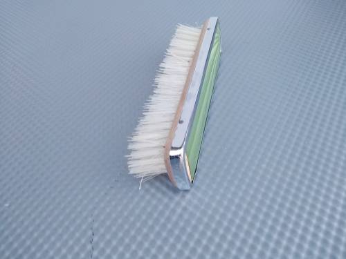 Vintage! Engine Turned Guilloche Enamel Clothes Brush.