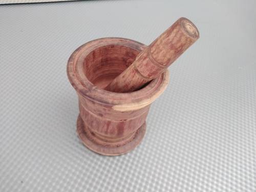 Vintage! Wooden Mortar & Pestle 9cm