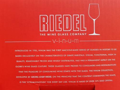 NEW! - Riedel Vinum Sauvignon Blanc Glasses, Set of 2, made of over 24% lead crystal