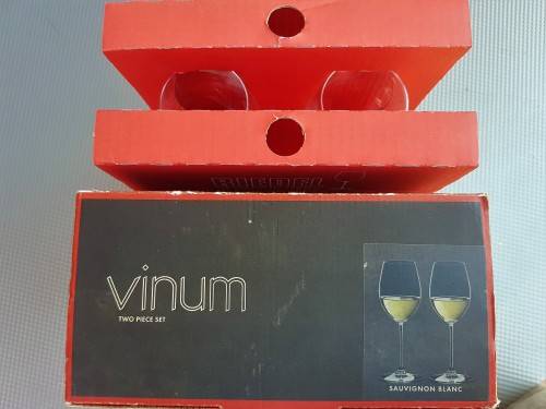 NEW! - Riedel Vinum Sauvignon Blanc Glasses, Set of 2, made of over 24% lead crystal