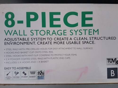 NEW! - Awesome Brio 8 Piece wall storage system