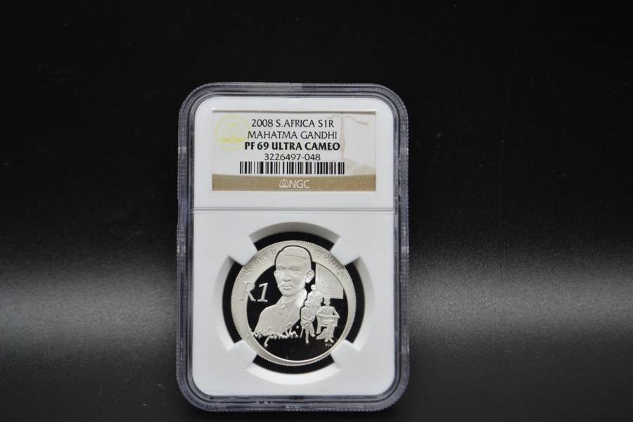 2008 SILVER R1 - GHANDI - PF69 UC