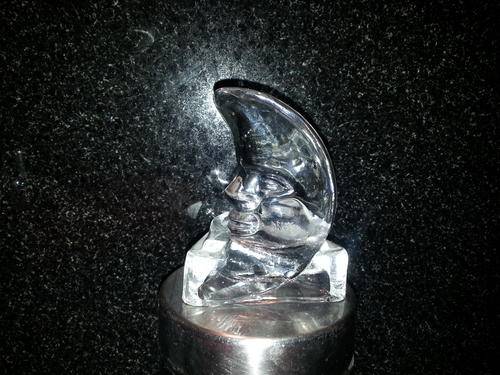 Glass Candle Holder - Moon