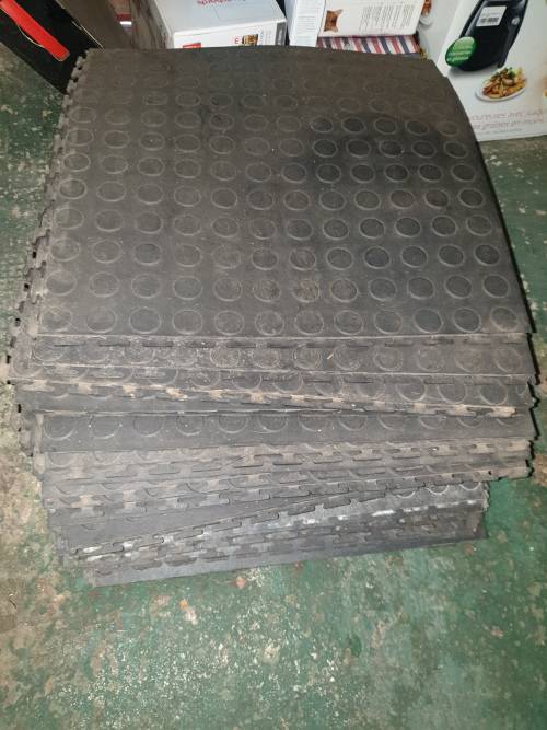 Interlocking PVC tiles