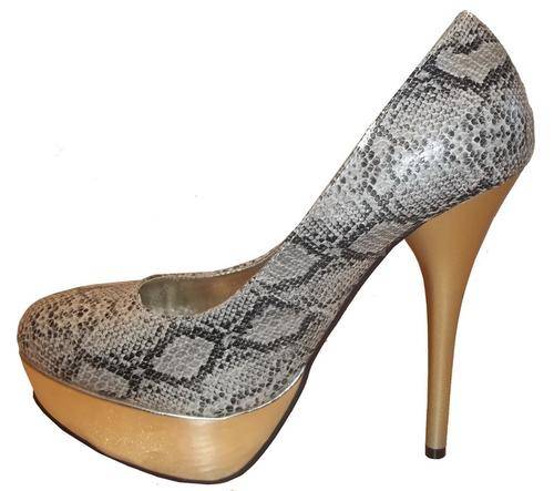 SALE!! PLUM Delicious Snake Platform Pumps with Red Sole