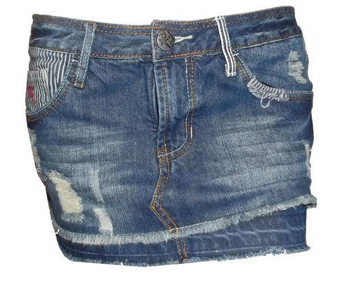 Soviet Denim Mini Skirt (34)