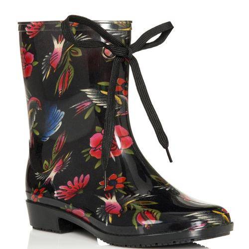Iron Fist Cropped Rain Boots / Wellingtons