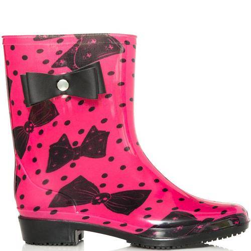 Iron Fist Bowed Over Cropped Rain Boots (Sizes 4, 5, 6)