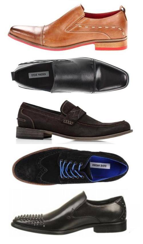 Steve Madden Men's Genuine Leather Footwear