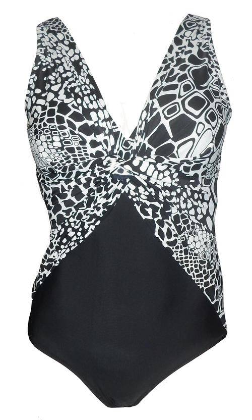 Fantasizer Body Sculpting Swimwear : One-Piece Swimsuit (Size 10 C-D Cup)