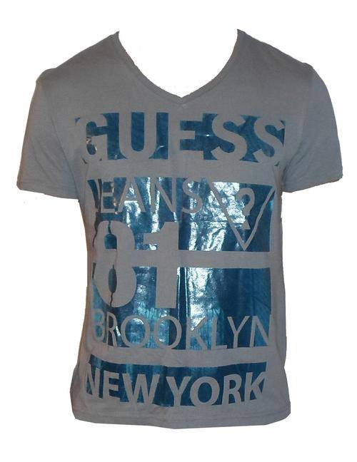 Guess Men's V-Neck Tee (Medium)