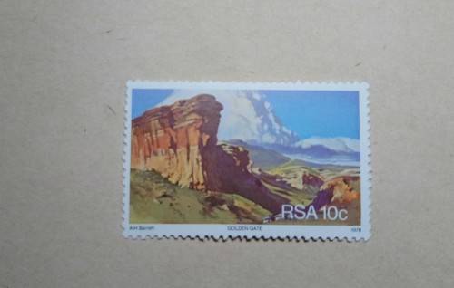 10 Cents Golden Gate Republic of South Africa Stamp