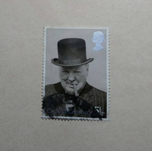 5 1/2 p Stamp Centenary of Sir Winston Churchill Great Britain
