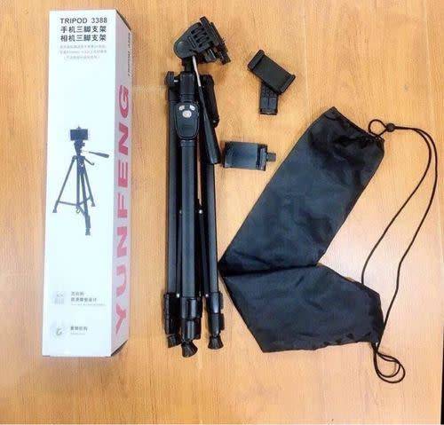 Yunteng 3388 Portable Aluminum Tripod for Cellphones/Cameras with remote shutter