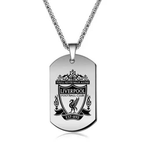 Liverpool Necklace LFC Football Club Dog Tag Necklace