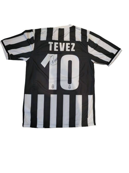 Carlos Tevez Autographed Juventus 2015/2016 Jersey Hand Signed By Carlos Tevez