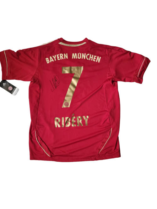 Frank Ribery Autographed Buyern Munich 2014/2015 Jersey Hand Signed By Ribery
