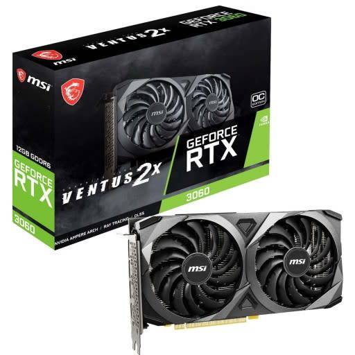 12 Gig Graphics card 3060 ventus x2 GeForce RTX msi