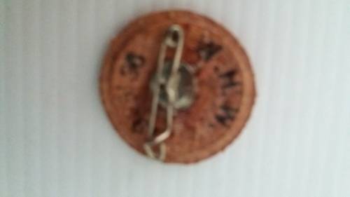 Third Reich-WHW-Winterhilfswerk Badge-Wolfsangle Rune Card Badge February 1936