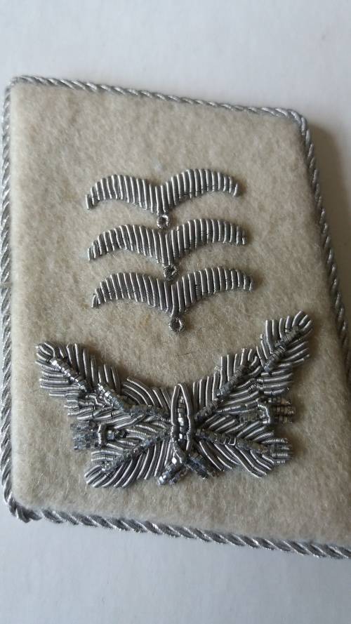 Scarce Pair Hermann Goring Regiment- Hauptmann Luftwaffe Collar Tabs