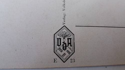 Postcard Field Marshall Rommel "greift an" (Attack)-VDA Series E-23