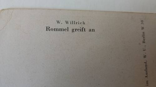Postcard Field Marshall Rommel "greift an" (Attack)-VDA Series E-23