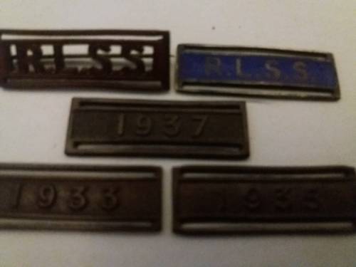 L.F. East-South African "Prisoner of War" Stalag V11- A -Royal Life Saving Medals 1930s