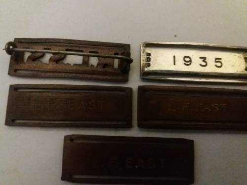 L.F. East-South African "Prisoner of War" Stalag V11- A -Royal Life Saving Medals 1930s
