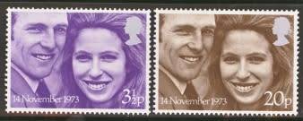 Great Britain commemorative stamp-  Year 1973 complete  unmounted  set . Mint Never Hinged