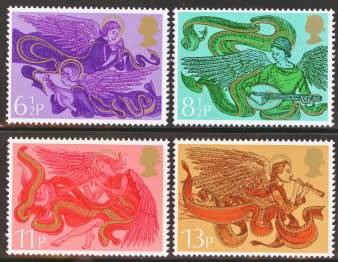 Great Britain commemorative stamp-  Year 1975 complete  unmounted  set . Mint Never Hinged