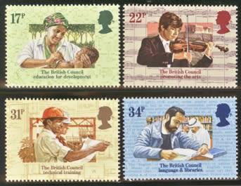 Great Britain commemorative stamp-  Year 1984-complete  unmounted  set . Mint Never Hinge