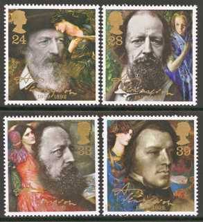 Great Britain commemorative stamp-  Year 1992-complete  unmounted  set . Mint Never Hinged