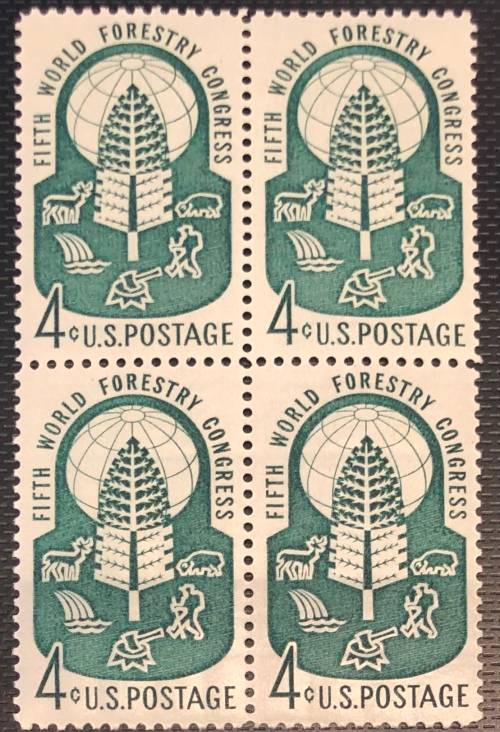 United States of  America ,year 1960-Unmounted Mint commemorative Block MNH  - Superb  condition