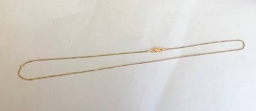 9  carat  ----Imported Fine Gold Curb necklace    ----   cm 50----clearance item
