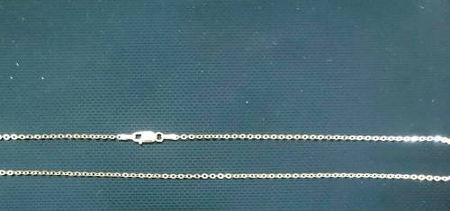 9  carat - Imported fine flat Round Links  Anchor  links, gold necklace ---  cm 42----clearance item