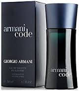 Men`s giorgio Armani Code 75ml perfume