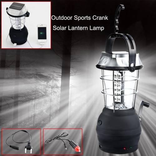 "8 TO GO" Camping Solar light Super Bright Hand Crank 36 LED Lantern `Special offer`