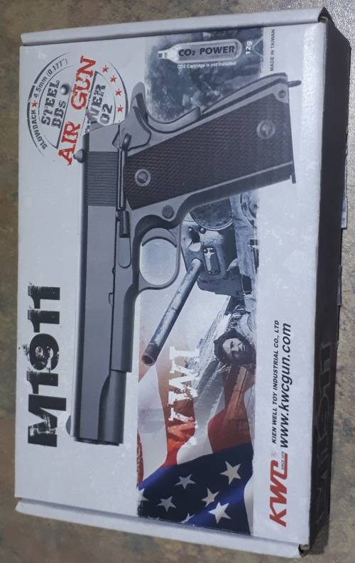 Brand New KWC Colt 1911 CO2 Blowback Pistol