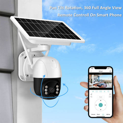 3MP Solar PTZ WIFI Camera wth ICSEE app (Batteries Included)