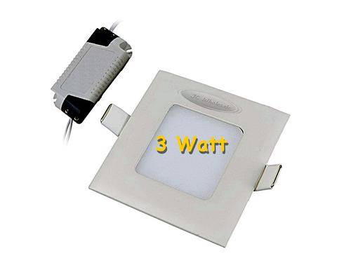NEW 3W SQUARE LED CEILING PANEL LIGHT LAMP COMPLETE WITH LED DRIVER "SPECIAL OFFER"