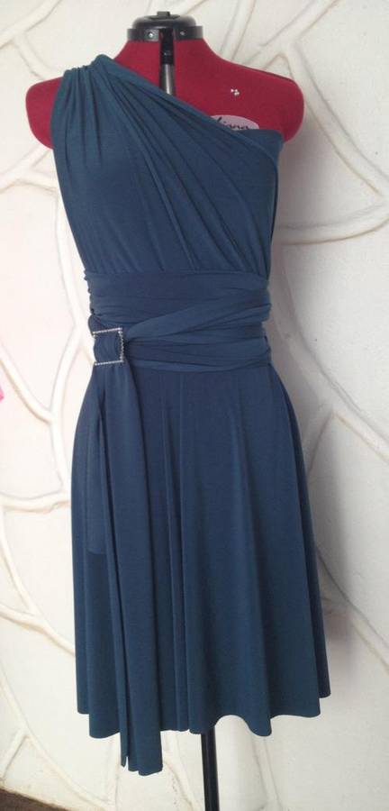 infinity twist dress Short + boob tube + two free buckles - CUSTOM MADE