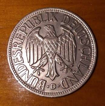 1966 D - 1 DEUTSCHE MARK - GERMANY